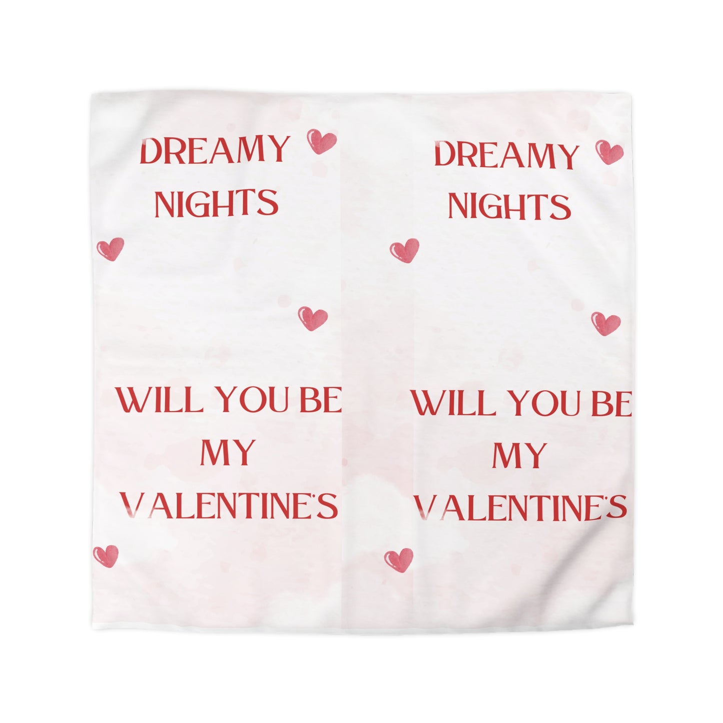 Valentine's Day Dreamy Nights Microfiber Duvet Cover