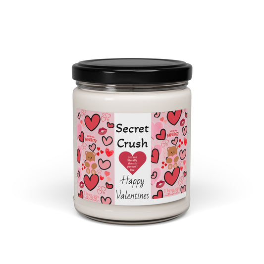 Valentine's Scented Soy Candle - Secret Crush, 9oz